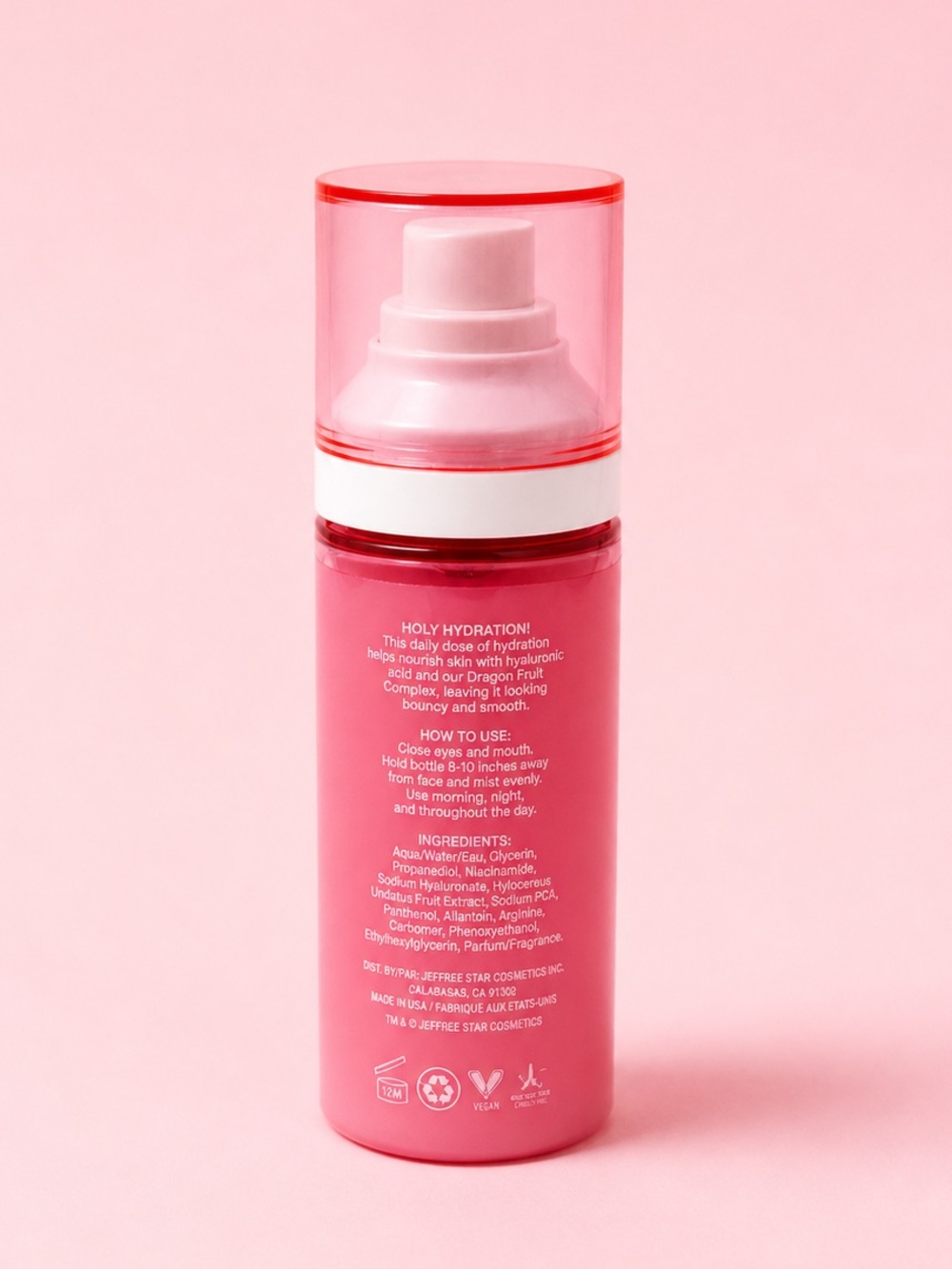 Jeffree Star Holy Mist Soothing Facial Spray 80ml Hydrating Setting Mist - Picture 2 of 3